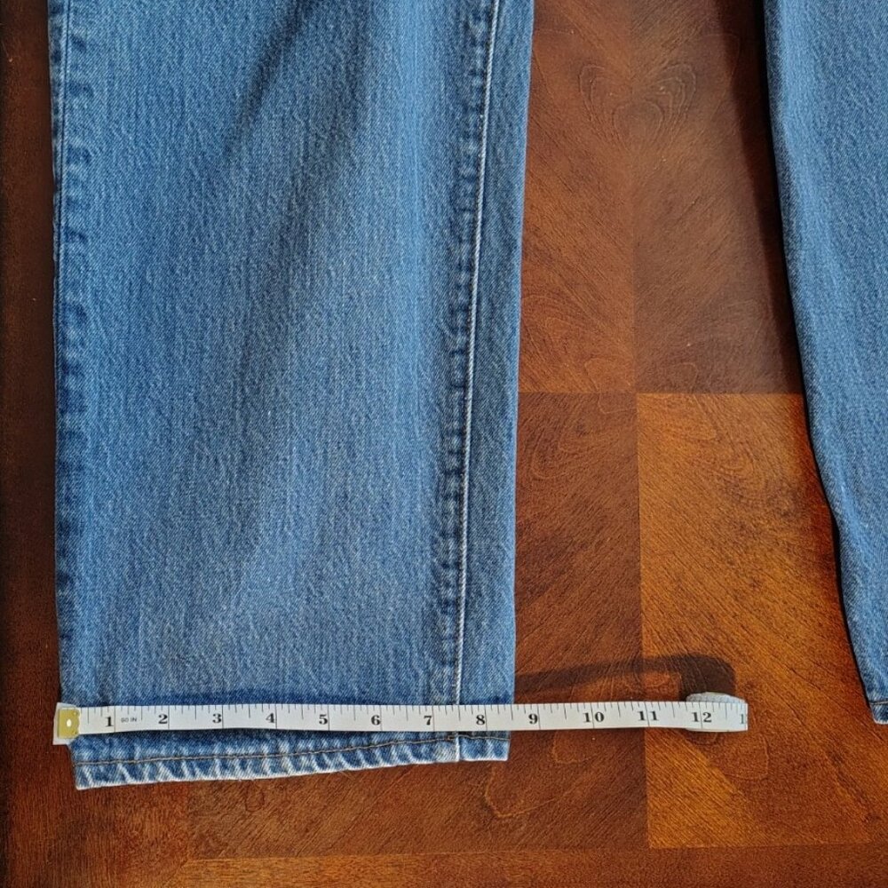 Levi's Men's 501 Original Mid Rise Regular Fit Straight Leg Jeans 40/34 - Picture 4 of 8